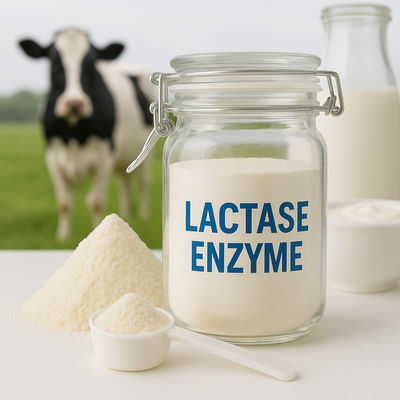 Bom preço. Beta- galactosidase de qualidade alimentar para soluções de intolerância aos laticínios Suplemento enzimático sem laticínios para melhorar a absorção da digestão on-line