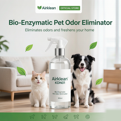 Bom preço. Airklean KDN01 Bioenzimático Eliminador de Odores de Animais de Estimação Líquido de Desodorização de Extrato de Fermentação de Células Completas on-line